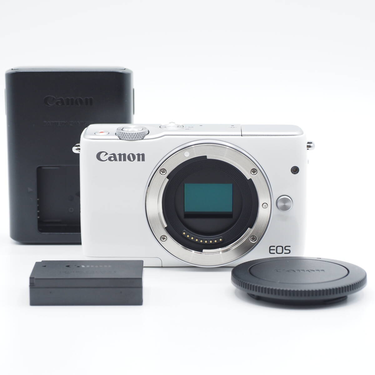 Canon キヤノン ミラーレス EOS M10 ボディ ホワイト 新品級 #2958