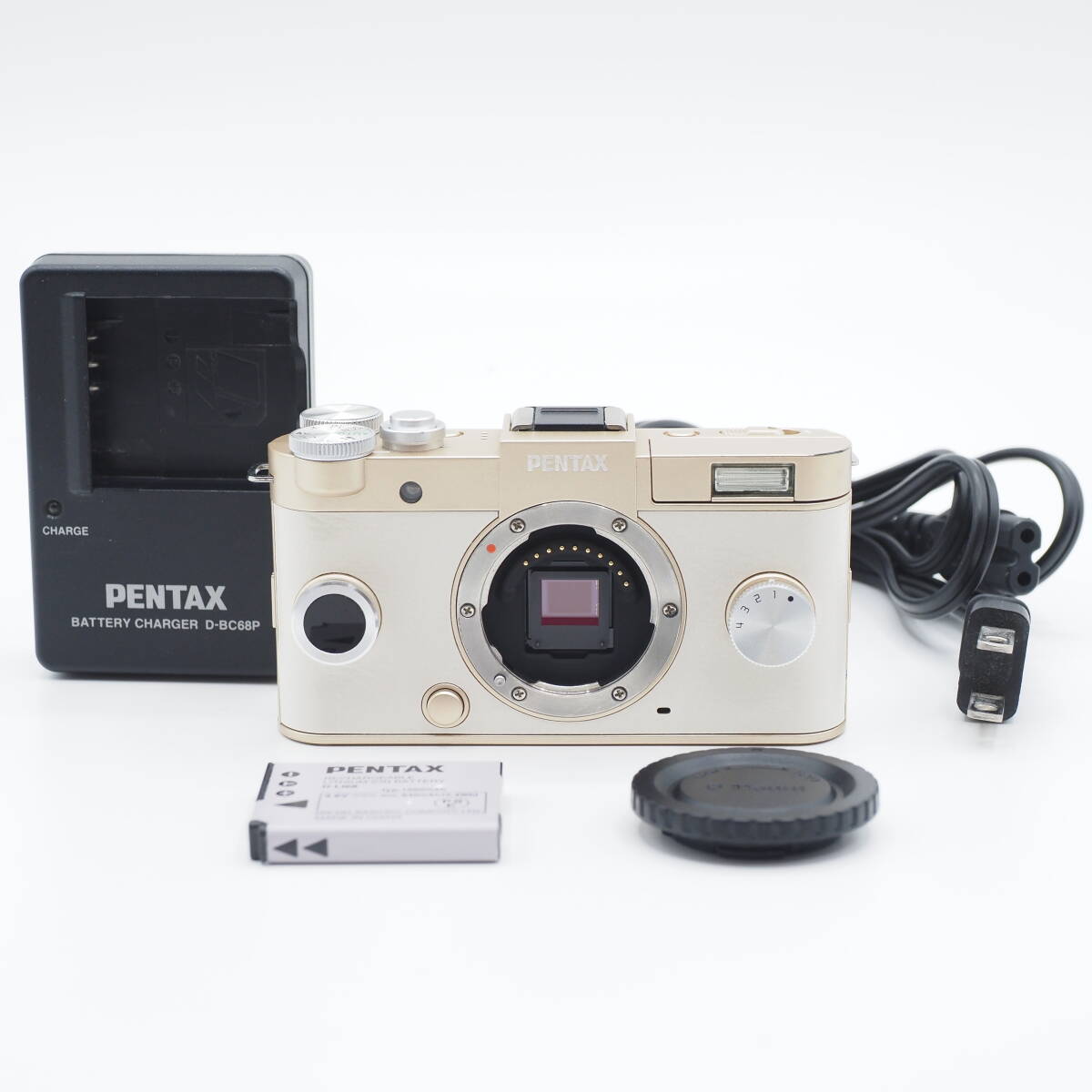 ショット数4,310回 PENTAX ペンタックス ミラーレス Q-S1 ボディ ゴールド 極上品 #2976
