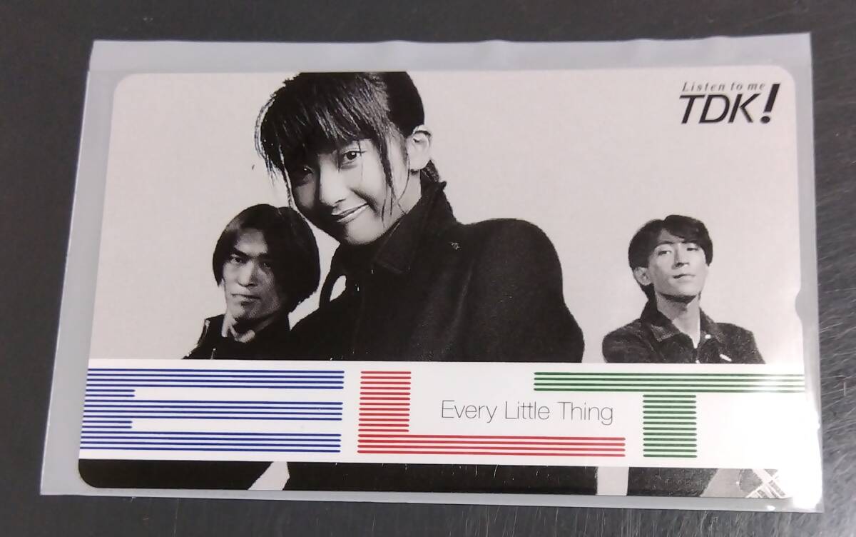 【送料無料・傷なし美品】テレカ　ELT　TDK　持田香織　Every Little Thing　テレホンカード　50度数