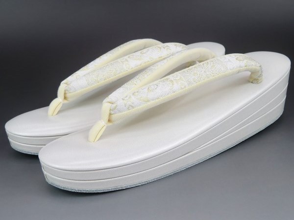 【 京都 銘織つづれ錦 】 草履　Ｌサイズ　(訳) 新品 サンプル品