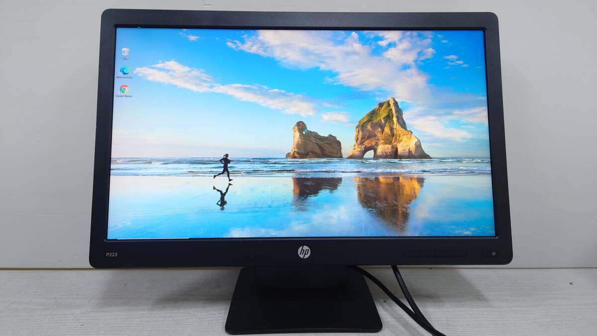 【良品】HP ProDisplay P223 Monitor 21.5型 液晶モニタ フルHD (1920x1080) D-Sub/DisplayPort 動作品