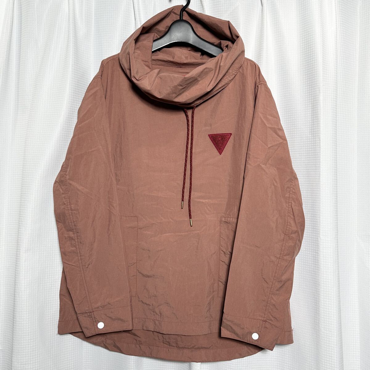 □/VOO/ヴォー/定価 約18000円/３サイズ/Ｌ相当/パーカー/ナイロン/フードル/Sportive Hoodle/薄手/ワイド/バランス/balance/ピンク/桃色/