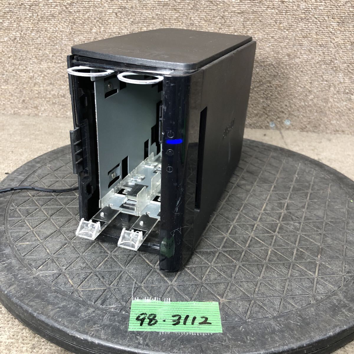 98-3112 激安 PC パーツ HDDケース NAS 2ベイ BUFFALO LinkStation LS-WX2.0TL/R1J 通電.電源オン.オフok HDD無し ジャンク