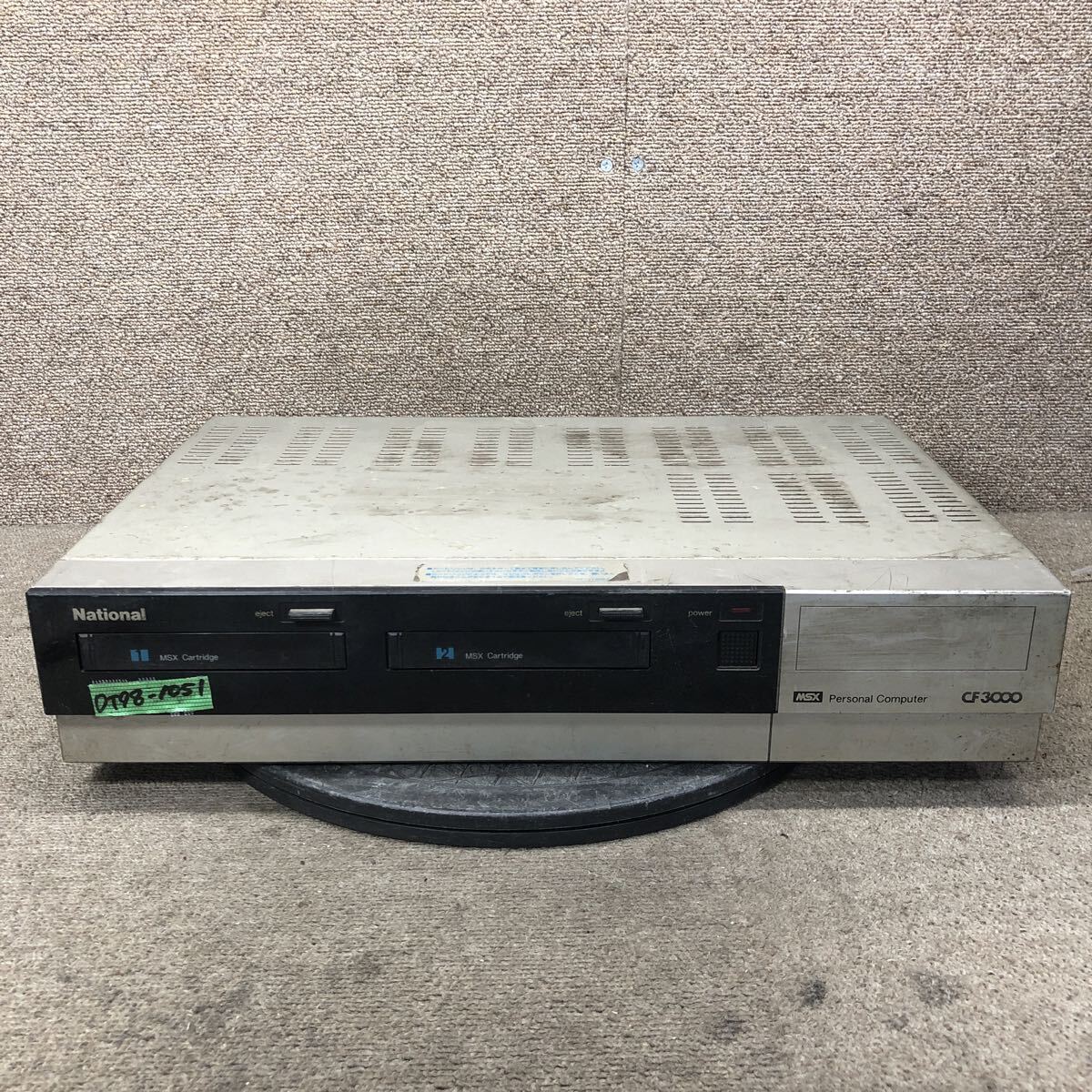 DT98-1051 激安 パーソナルコンピュータ National ナショナル 松下電器 MSX CF-3000 HDD欠品 通電未確認 ジャンク