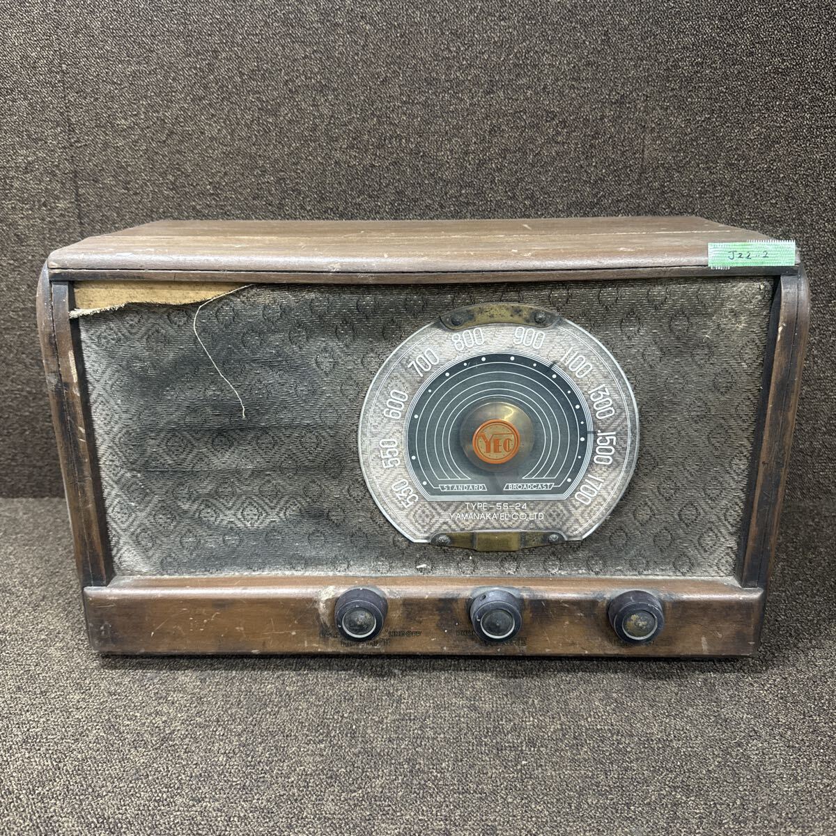 JZ2-2 激安 YAMANAKA 真空管ラジオ TYPE-5S-24 アンティーク レトロ 通電不可 中古現状品 ※3回再出品で処分