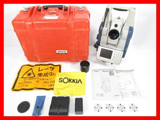 ソキア SRX5 光波 自動視準 トータルステーション リモートコントロール ノンプリズム 中古