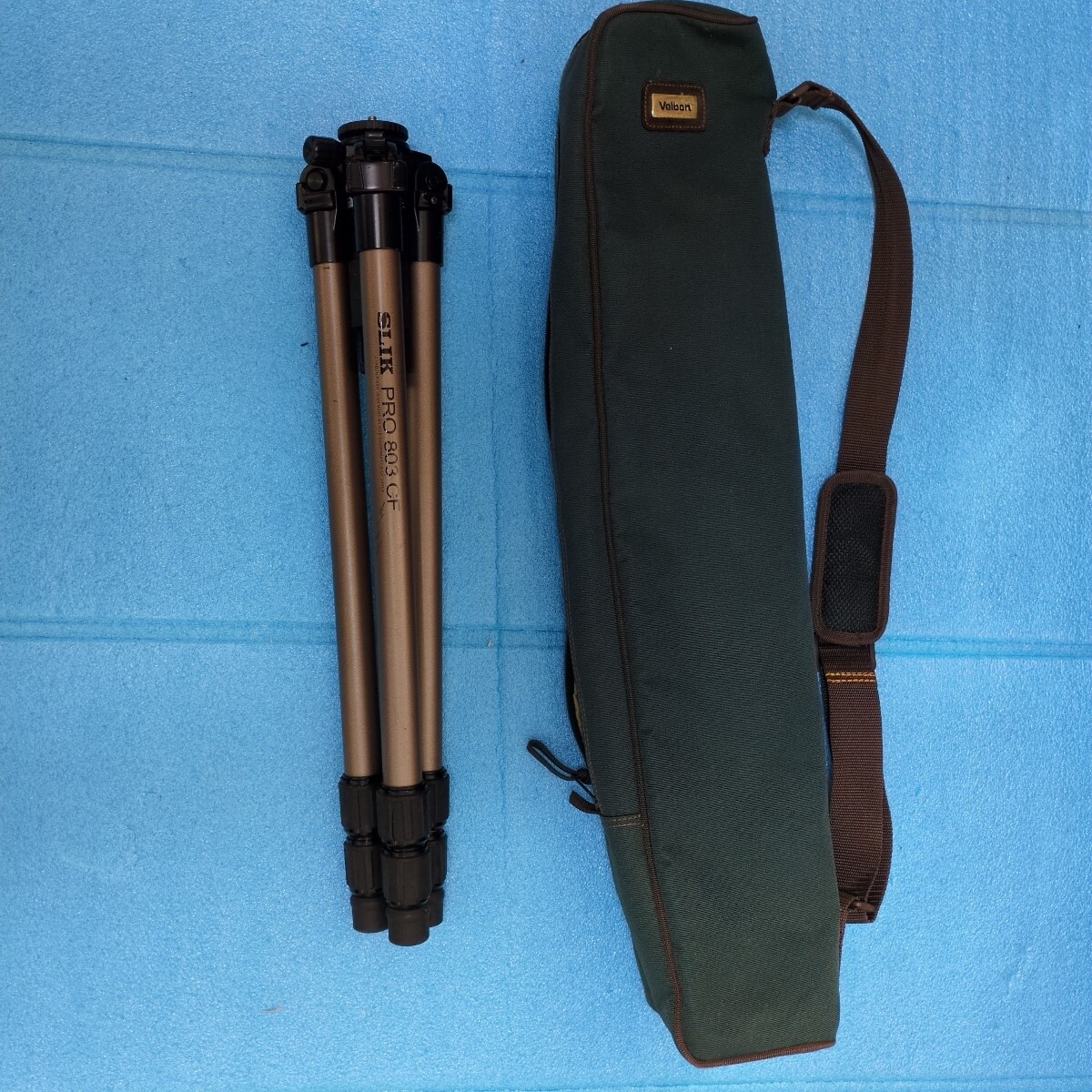 SLIK カーボン三脚　PRO 803 CF べ ベルボン キャリングバッグ付き