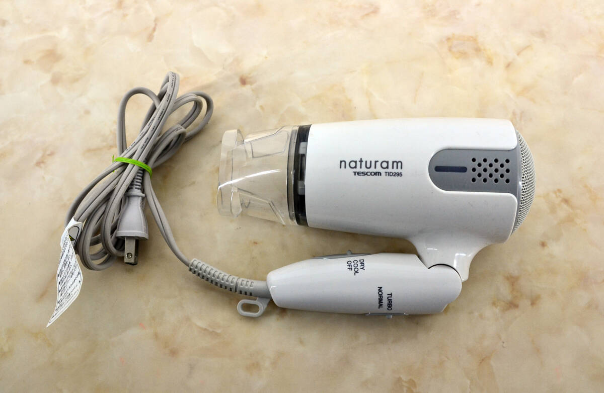 TESCOM naturam ナチュラム マイナスイオンヘアドライヤー TID295 中古品 