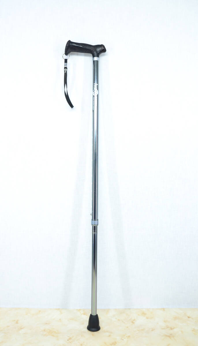 hugo ヒューゴステッキ 杖 ブラック THC-2310 全長680-960mm 中古品