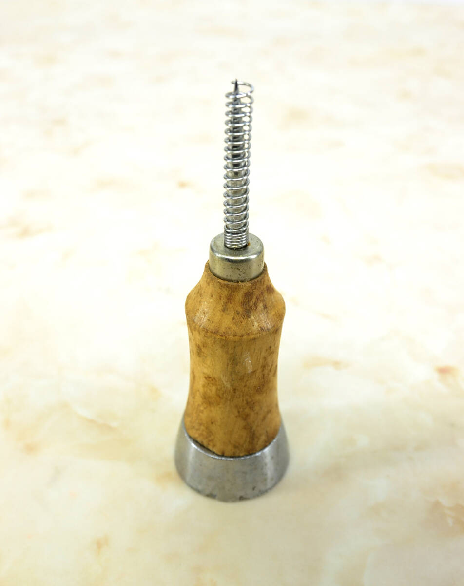 ガード付アイスピック バネ付き ミニアイスピック 中古品