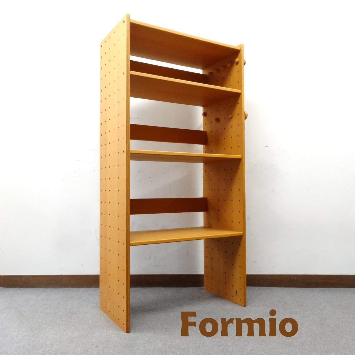 Formio 本棚 シェルフ オープンシェルフ 子供部屋（約）幅70cm 奥行38.5cm 高さ144cm【中古品】