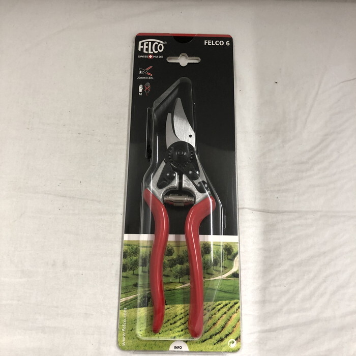 未使用 FELCO 剪定鋏 スイス製 全長：195mm フェルコ6 [jgg]