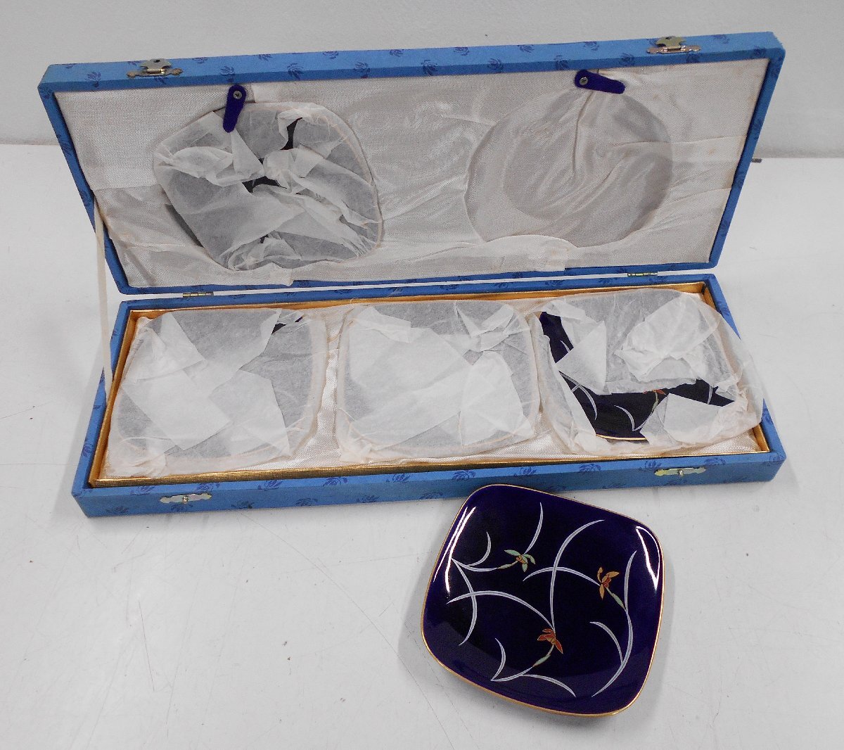 香蘭社 小皿 角皿 5枚セット 品番 R100FA2 未使用保管品 【テ315】