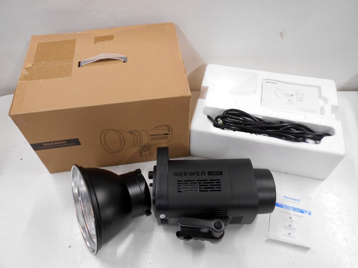 NEEWER CB60 動画用 スタジオライト LEDビデオライト 撮影ライト 【テ296】