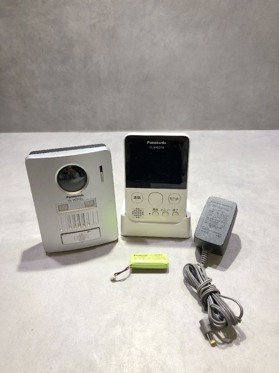 ワイヤレステレビドアホン【SA736△】Panasonic パナソニック VL-MGD10　玄関子機 VL-VG560L アダプタ PNLV247JP 付属 260216