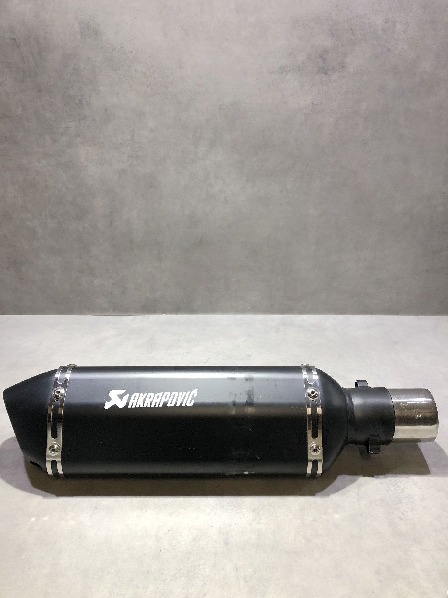 スリップオンマフラー【SA109◎】AKRAPOVIC　アクラポビッチ　サイレンサー　ブラック【未確認】260219
