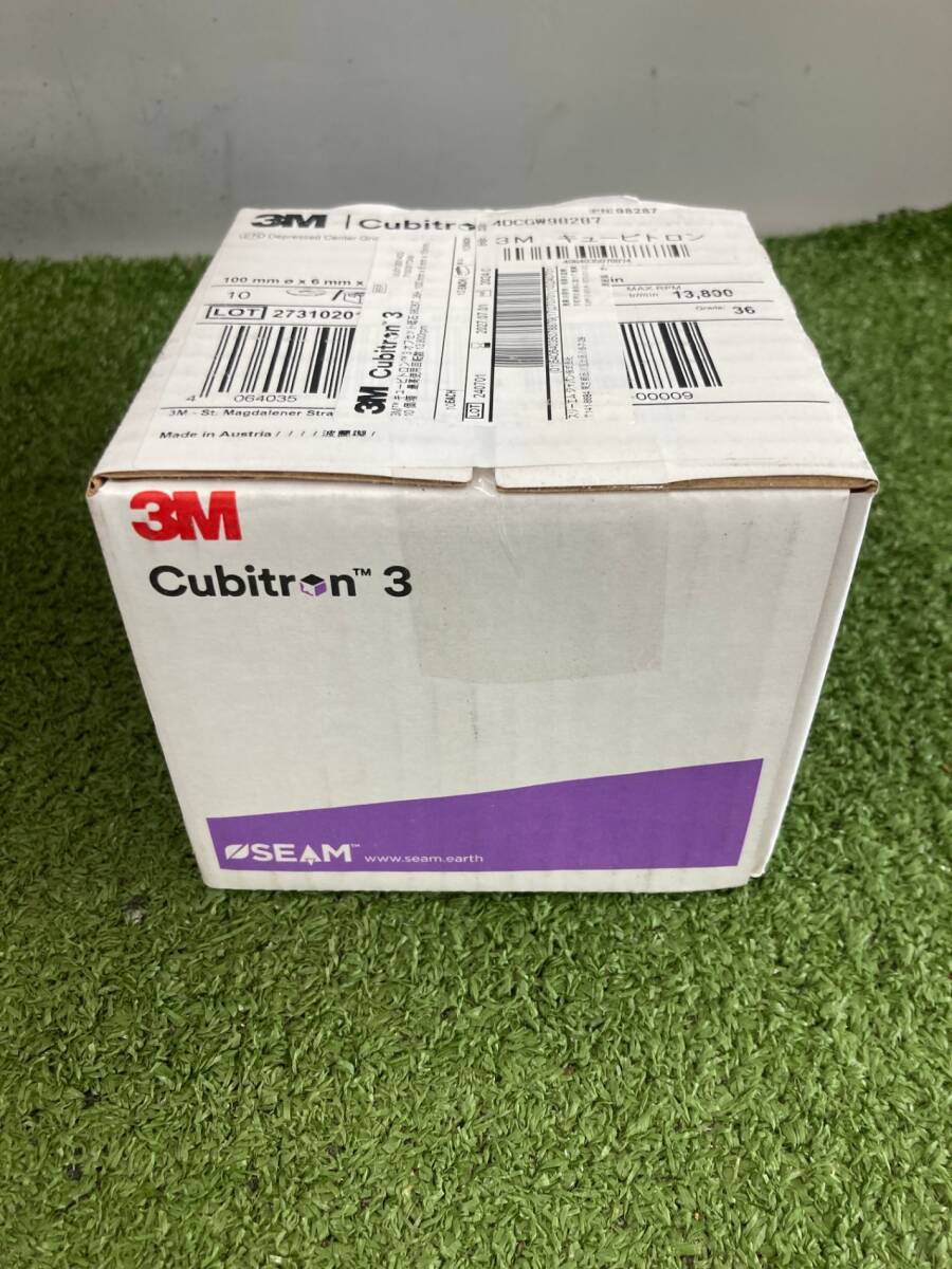 【中古品】３Ｍ　キュービトロン３　オフセット砥石　　外径１００ｍｍ　 ( 4DCGW98287 ) 【10枚セット】 研磨材製　ITOK05H4XQCW