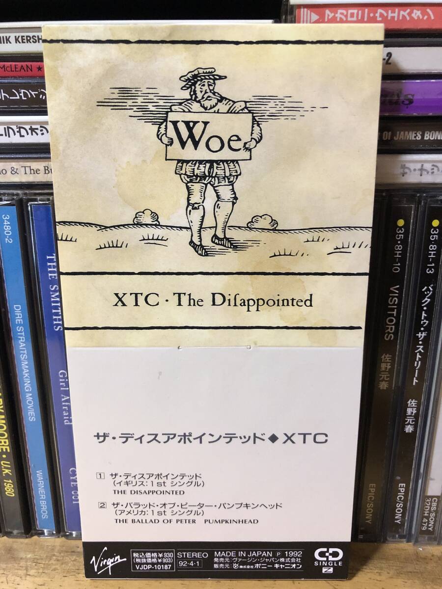 見本盤　8㎝・CD XTC / ザ・ディスアポインテッド 