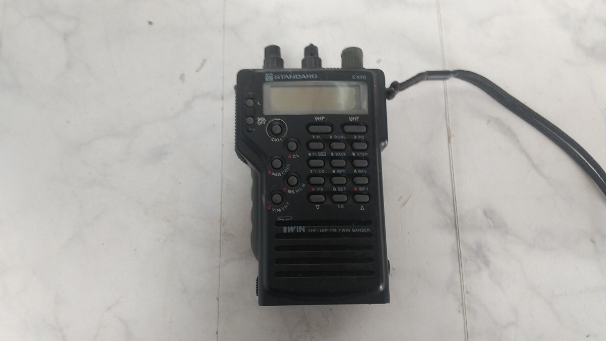 K5849 STANDARD C520 特定小電力トランシーバー /スタンダード/無線機/受信機/ 動作未確認 現状品 JUNK 