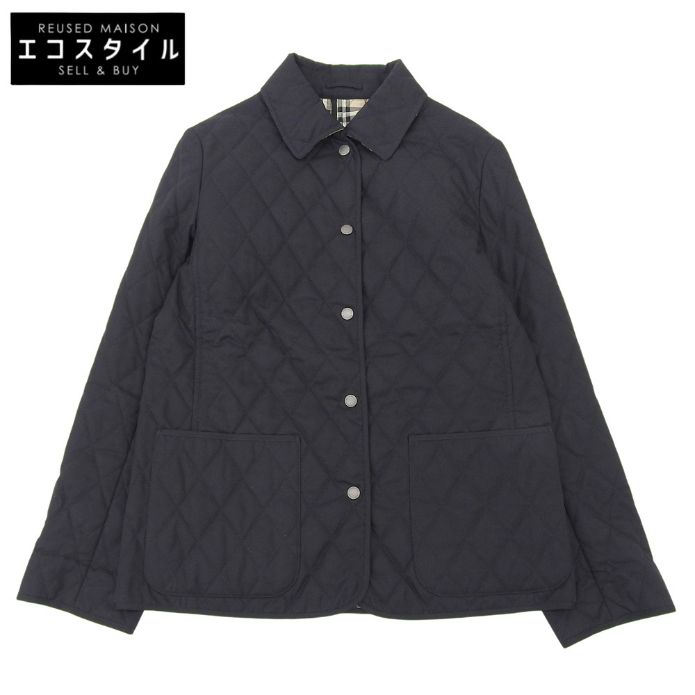 BURBERRY LONDON バーバリーロンドン ノバチェク キルティング ジャケット アウター レディース ブラック 40