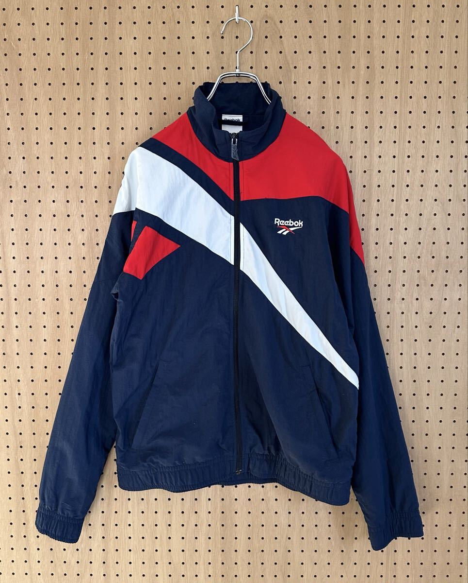 Reebok LF VECTOR TRACKTOP ナイロンジャケット　BK5092 ネイビー トラックジャケット リーボック ベクター