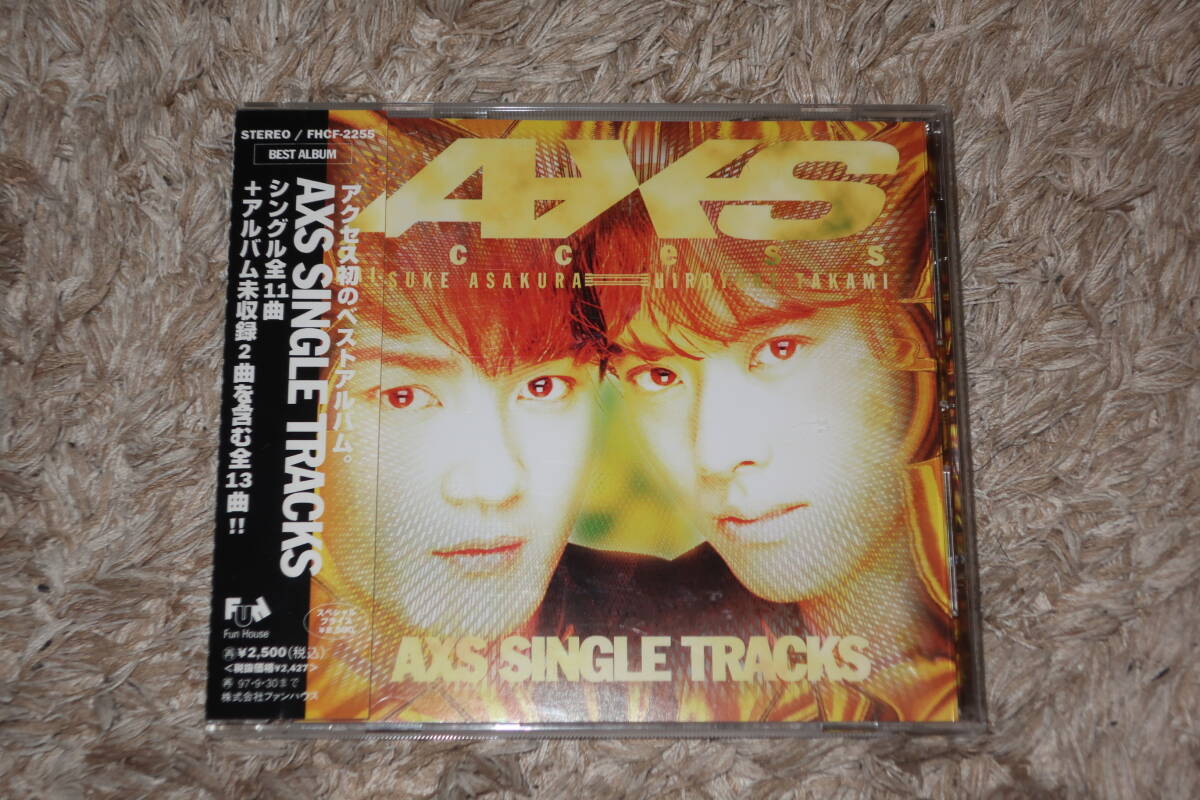 access (浅倉大介 / 貴水博之)　廃盤CD「AXS SINGLE TRACKS (アクセス・シングル・トラックス)」