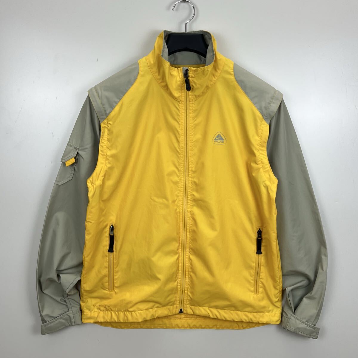 NIKE ACG 00s tech archive 2way nylon jacket M ナイキ エーシージー 袖取り外し ナイロンジャケット 短丈 テック アーカイブ オールド