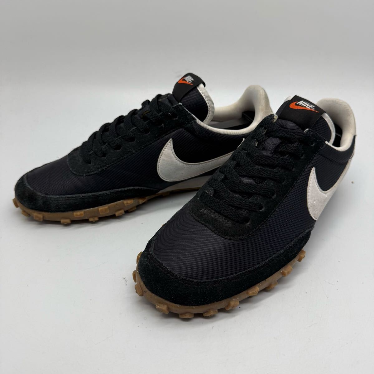 NIKE 2016 WMNS WAFFLE RACER 27cm 881183-001 ナイキ ウィメンズ ワッフルレーサー メンズサイズ ガムソール 黒白 復刻 スニーカー