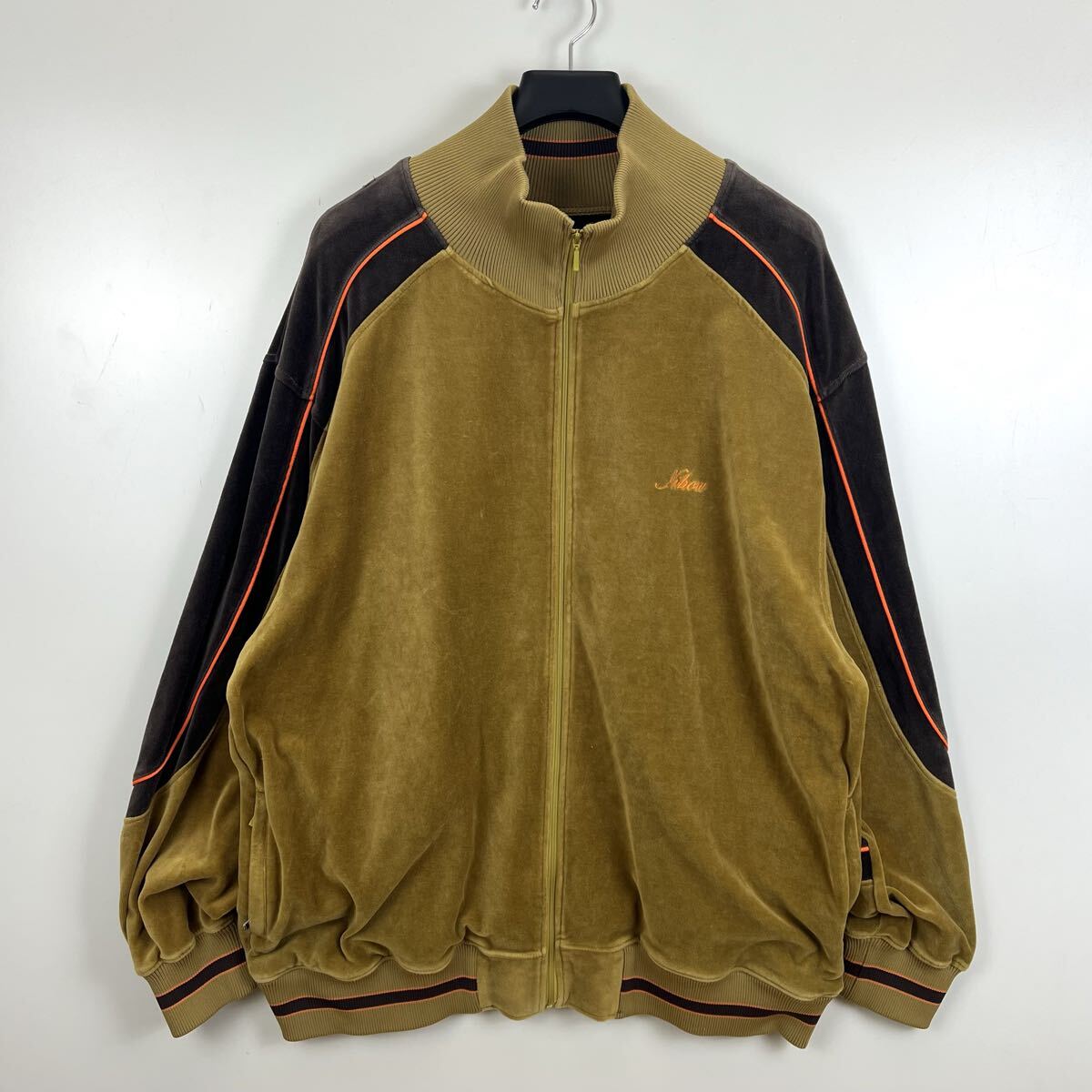 NITROW 00s archive velours track jacket XL ナイトロウ 初期 アーカイブ ベロア トラックジャケット ジャージ 希少 ナイトレイド