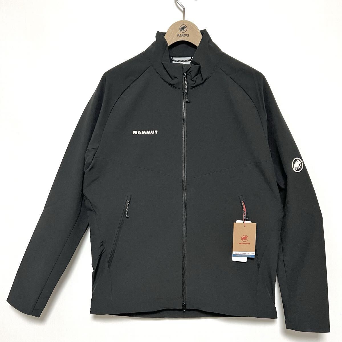 XL/2XL 未使用 マムート マクン ソフトシェル ジャケット MAMMUT Macun 2.0 SO Jacket AF Men 1011-02610 ブラック 伸縮 軽量 ハイキング