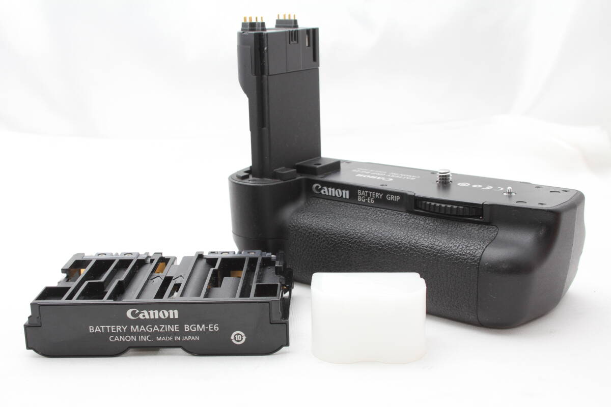 ★【動作確認済み○ 美品】 Canon EOS 5D MarkII 用 バッテリーグリップ BG-E6 ★ マガジン付き BGM-E6 ★ LP-E6 LC-E6 ★ 20260219B