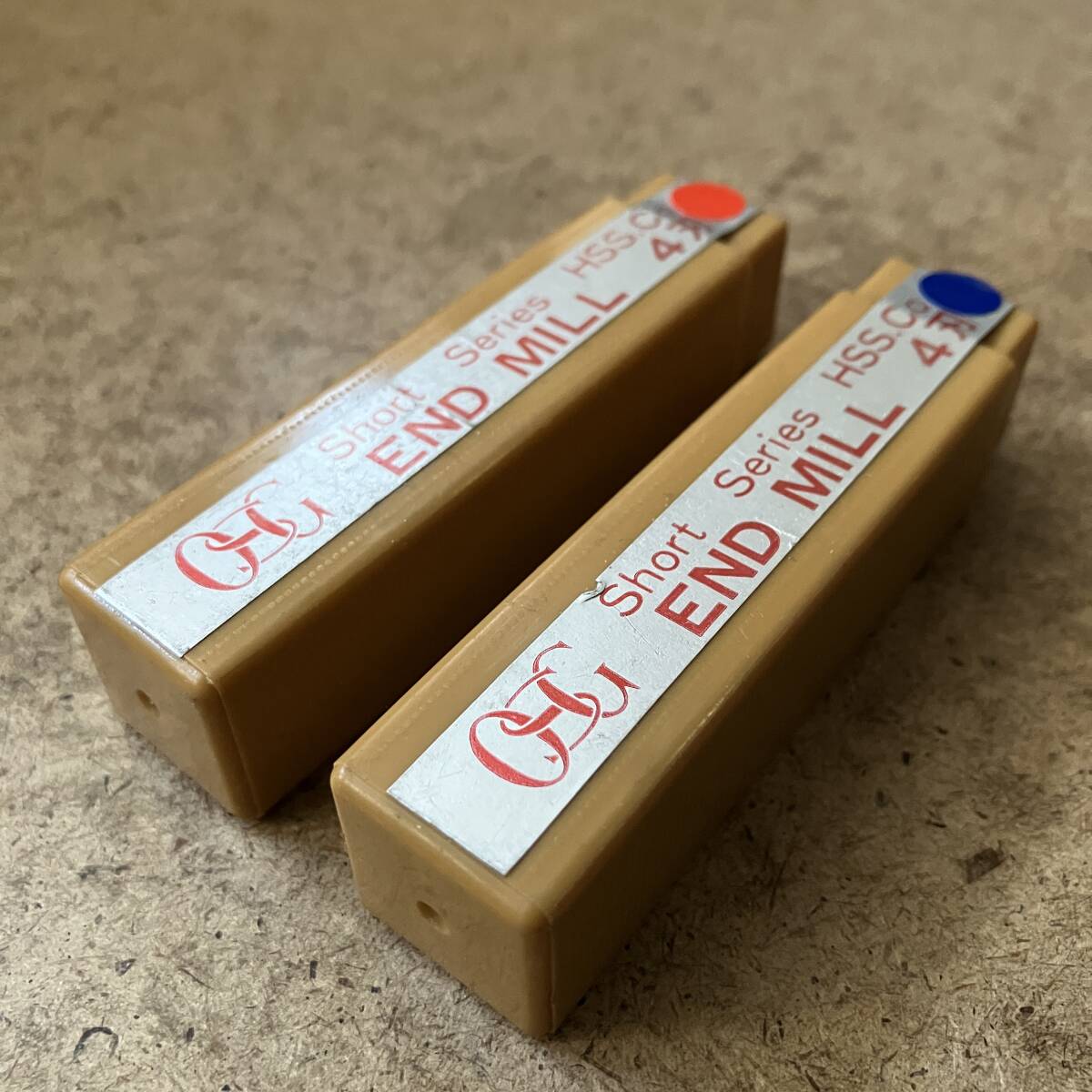 OSG オーエスジー エンドミル 2本セット Short Series HSS.Co CC EMS 4刃 9.5 未使用 送料180円【同梱不可】