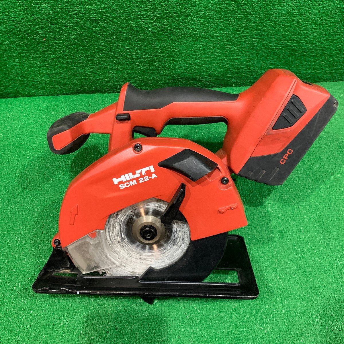 ★おすすめ 動作正常★HILTI ヒルティ 21.6V 3.3Ah 充電式 金属切断用 丸のこ SCM22-A バッテリー1個 充電器付★:4