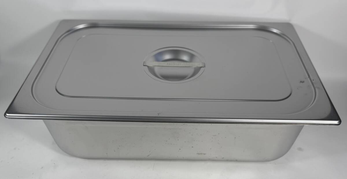 未使用　業務用 PRO CHEF GN PAN ホテルパン ステンレス製 18/8 1/1×150mm 調理器具