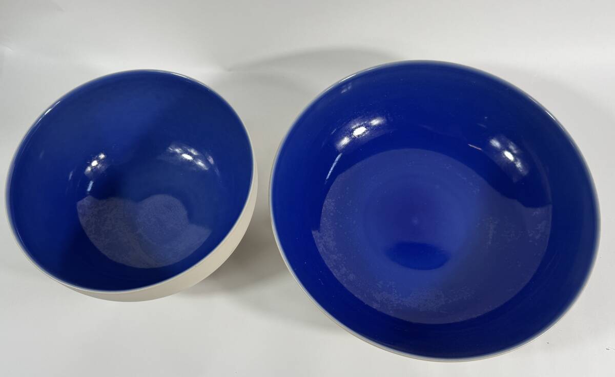 仏製 Jars ジャール パスタボウル サラダボウル コンランショップ 計2点 32.7cm9.5cm, 23.6cm12.5cm
