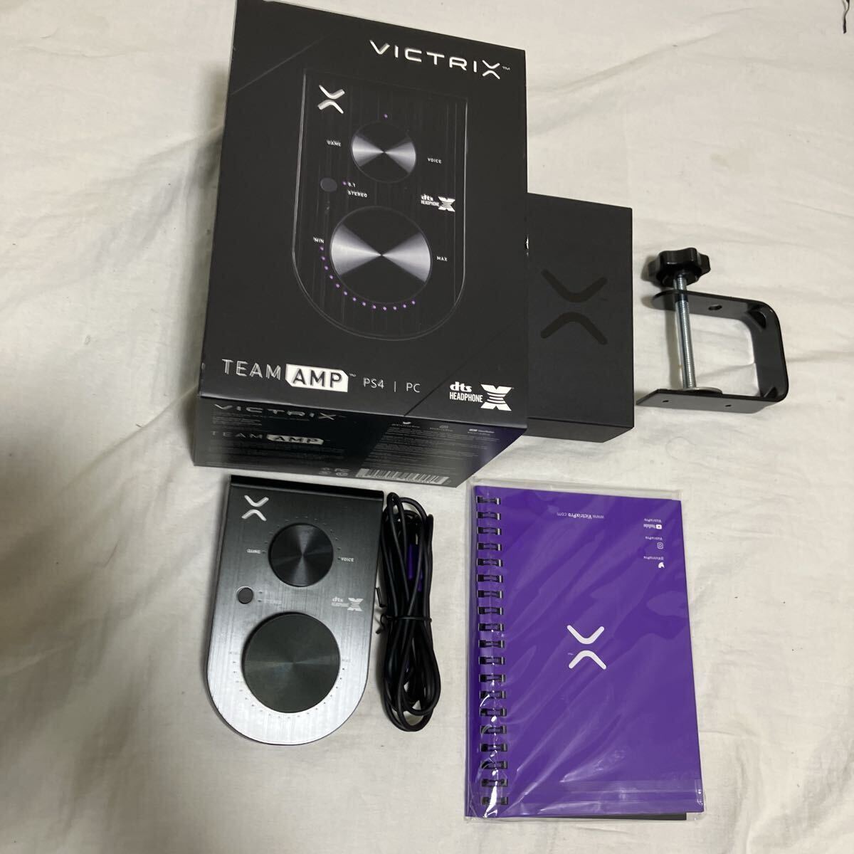 VICTRIX TEAM AMP AUDIO CONTROLLER ヴィクトリクス チームアンプ ゲーミング アンプ サウンドカード PS4