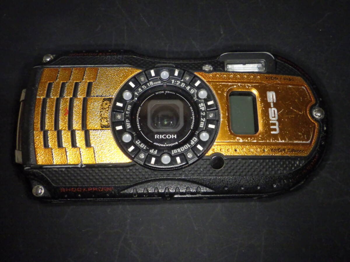 中古ジャンク RICOH WG-5 GPS コンパクトデジタルカメラ コンデジ 防水カメラ ペンタックス リコー