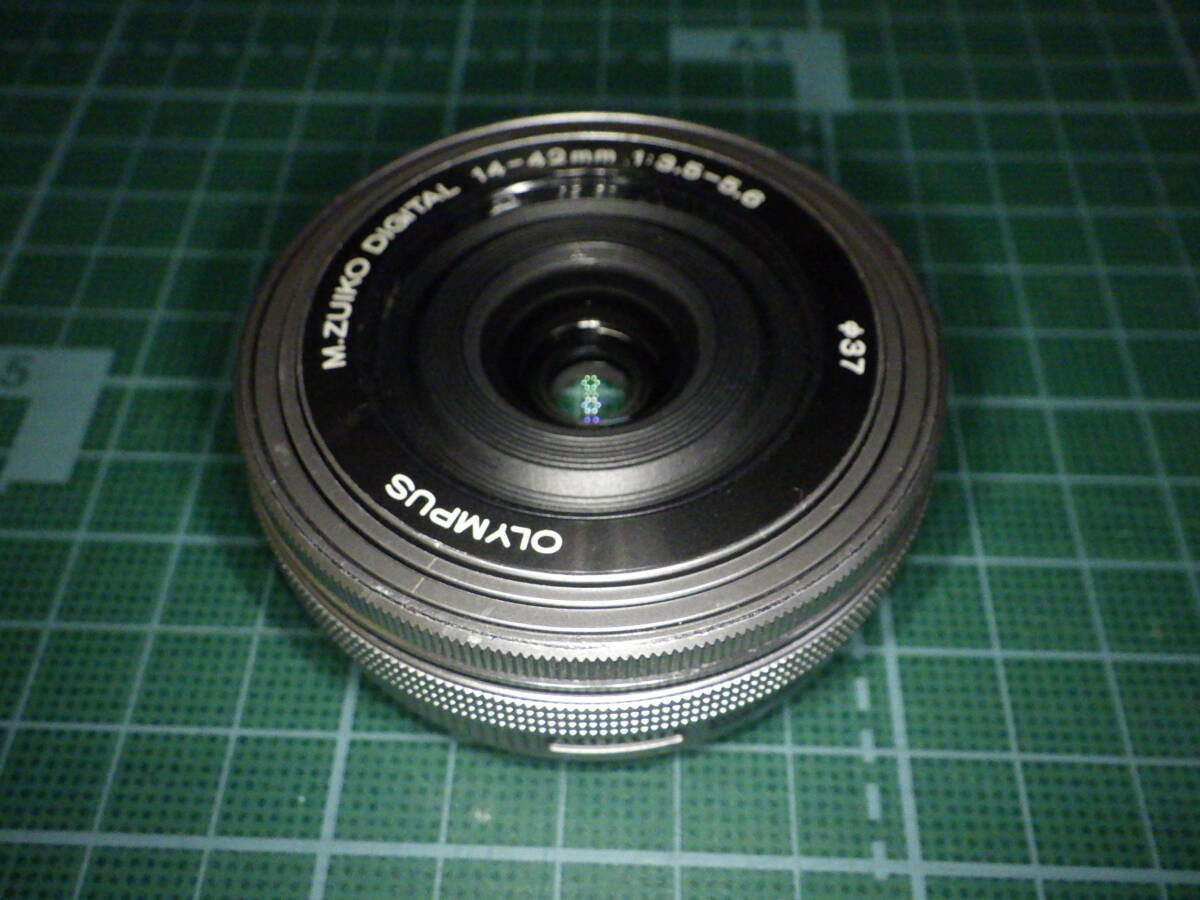 ジャンク中古パンケーキレンズ オリンパス M.ZUIKO DIGITAL ED 14-42mm F3.5-5.6 EZ MS OLYMPUS パンケーキズーム