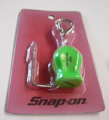 ☆Snap-on☆スナップオン☆廃版品☆ドライバーキー☆ミニグリップキーホルダー☆SIMGKG☆グリーン☆車/バイク/家用の合鍵☆未使用☆レア☆