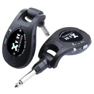 ケーブル不要　簡単にワイヤレスに出来る　Xvive XV-U2 Wireless Guitar System　ブラック