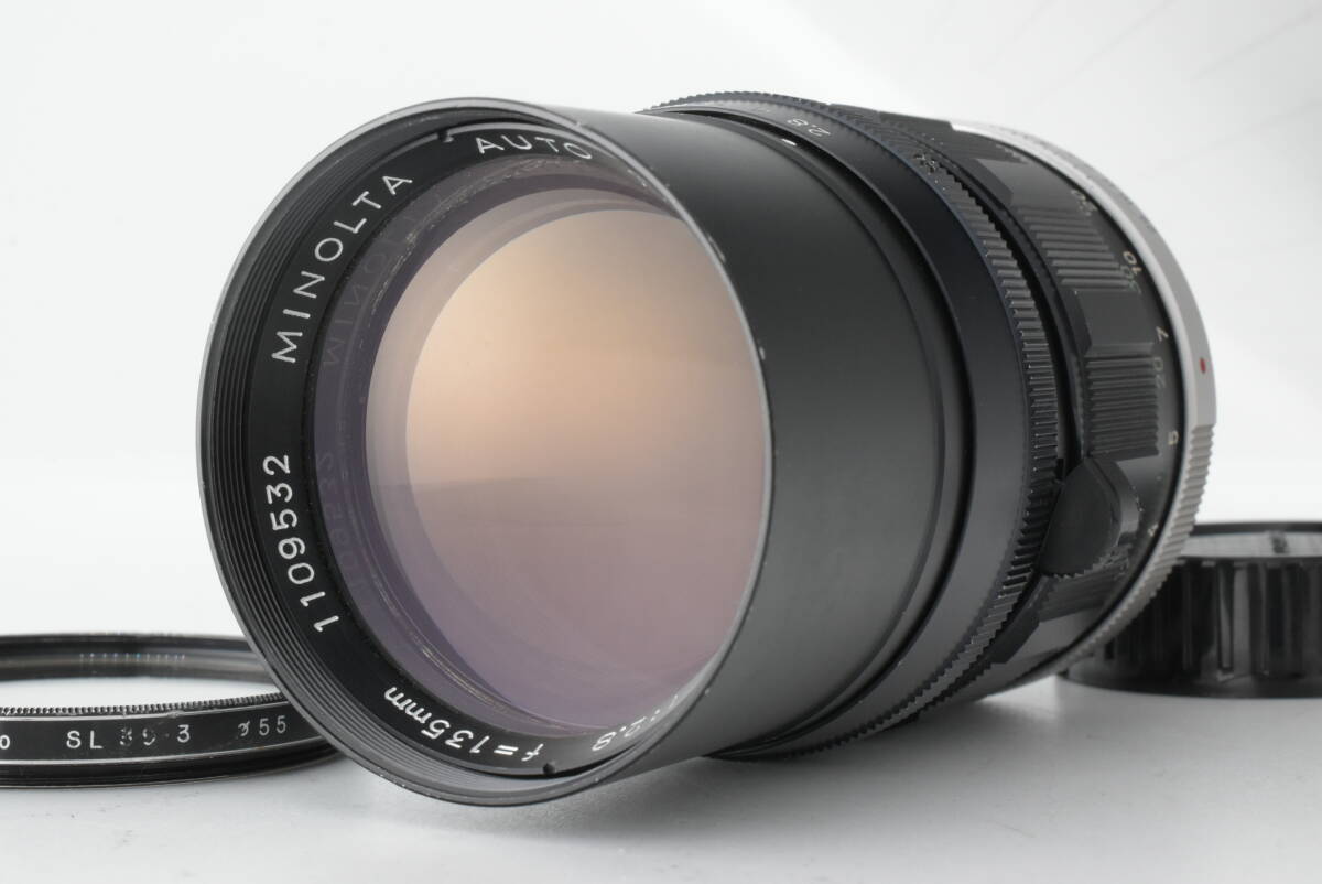 【ジャンク】Minolta ミノルタ AUTO TELE ROKKOR-PF 135mm f/2.8 中望遠レンズ MF EF-1727