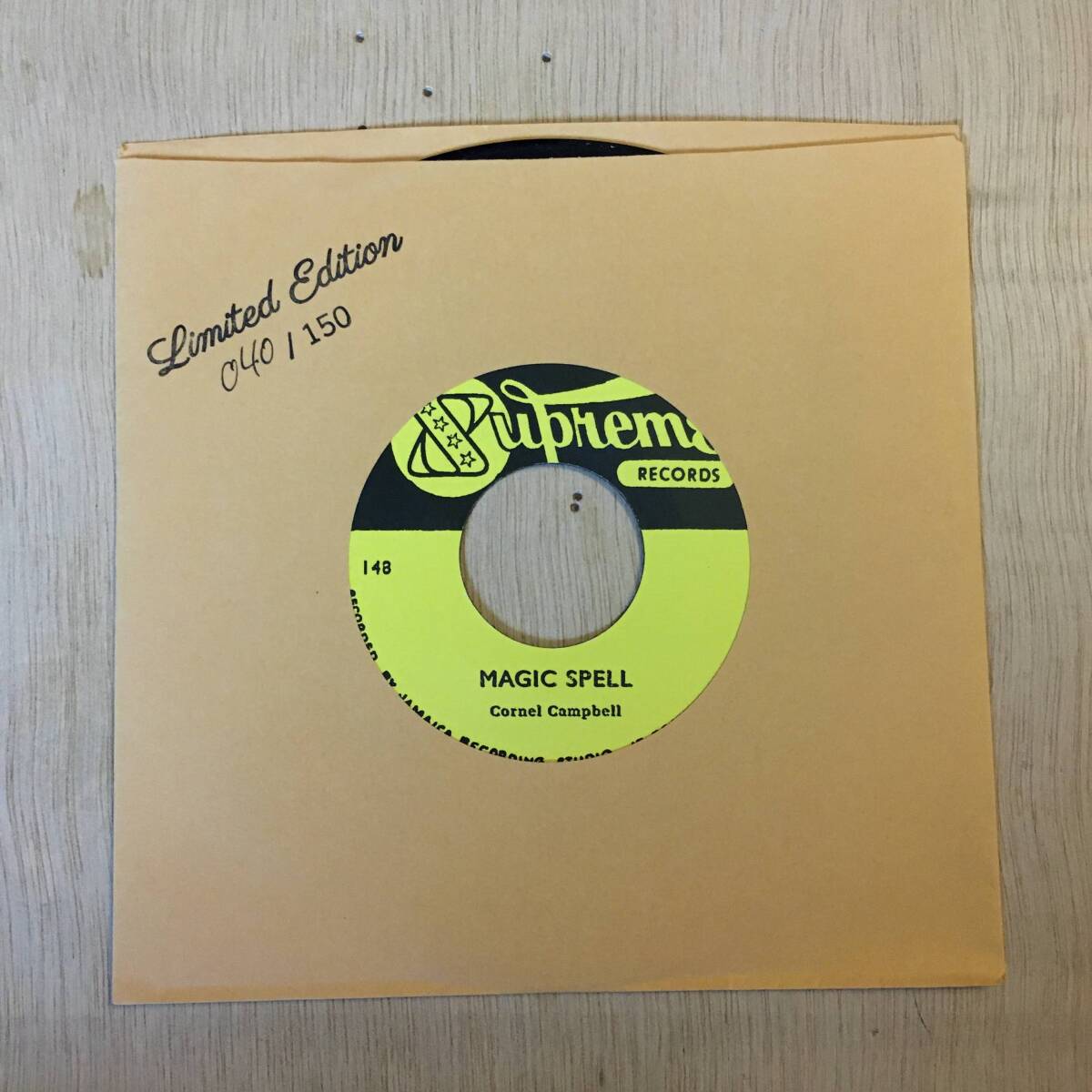 150枚限定 7インチ Cornell Campbel / Lennie Hibbert / Magic Spell / Chinese Beauty / Supreme / studio one coxsone スタワン