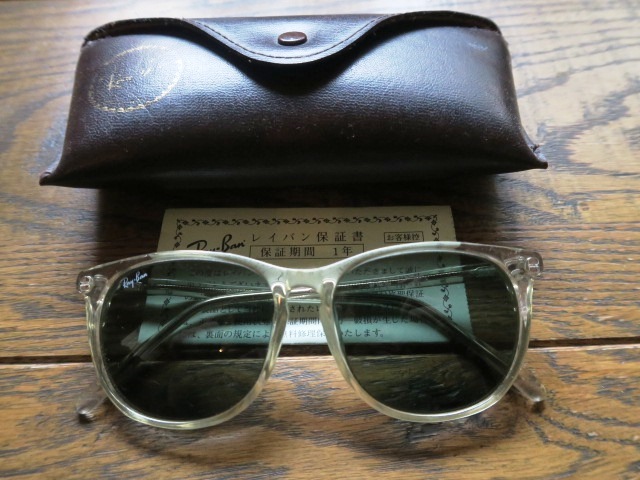 廃盤 超希少 箱付 ヴィンテージ USA製 Vintage B&L Ray-Ban ボシュロム社製 レイバン サングラス 80s 90s w1939 松田優作モデル