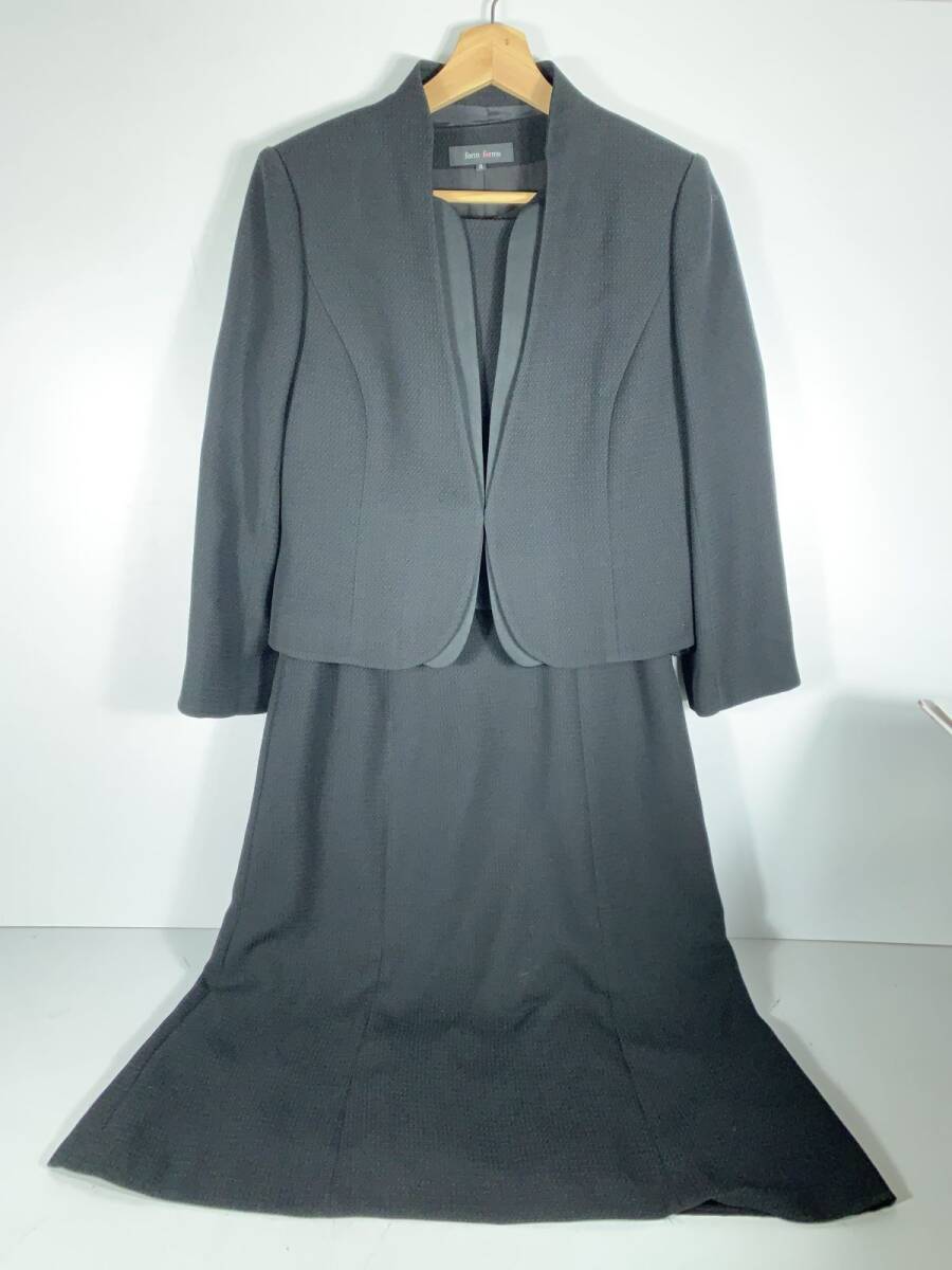 3 form forma フォルムフォルマ セットアップ スーツ 東京ソワール ワンピース ジャケット M ブラックフォーマル