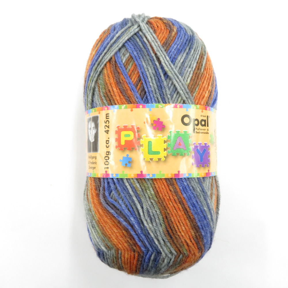 毛糸 Opal オパール PLAY col. 8823 1玉 100g 425ｍ ソックスヤーン 段染め 秋冬 未使用品