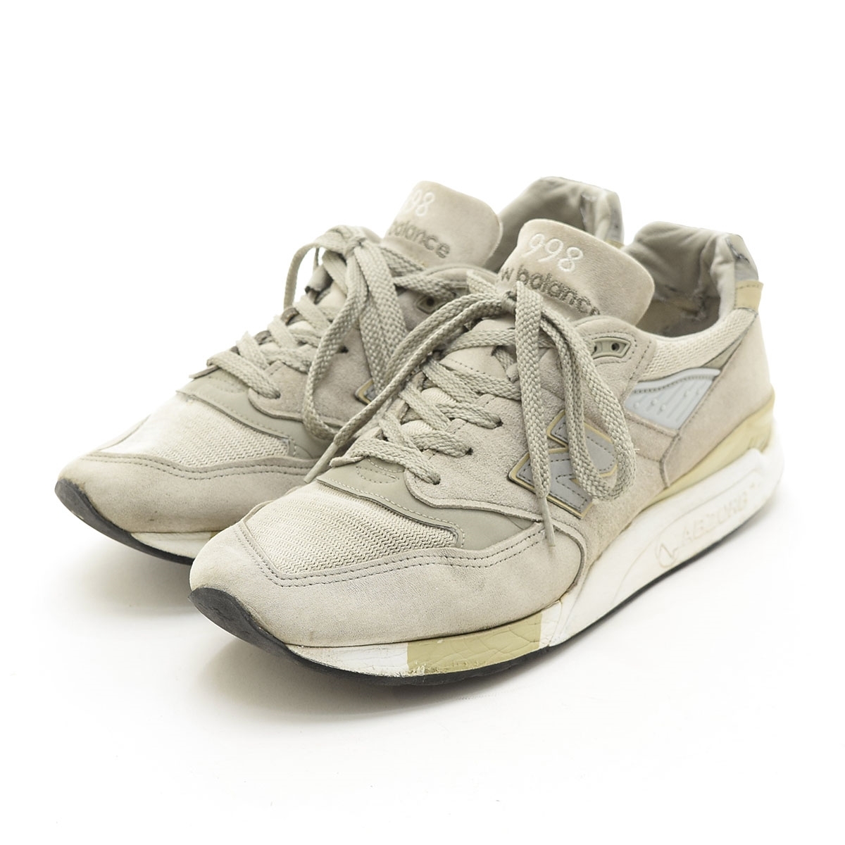 〇534973 NEW BALANCE ニューバランス ○スニーカー USA製 M998CEL サイズ27.0cm メンズ グレー