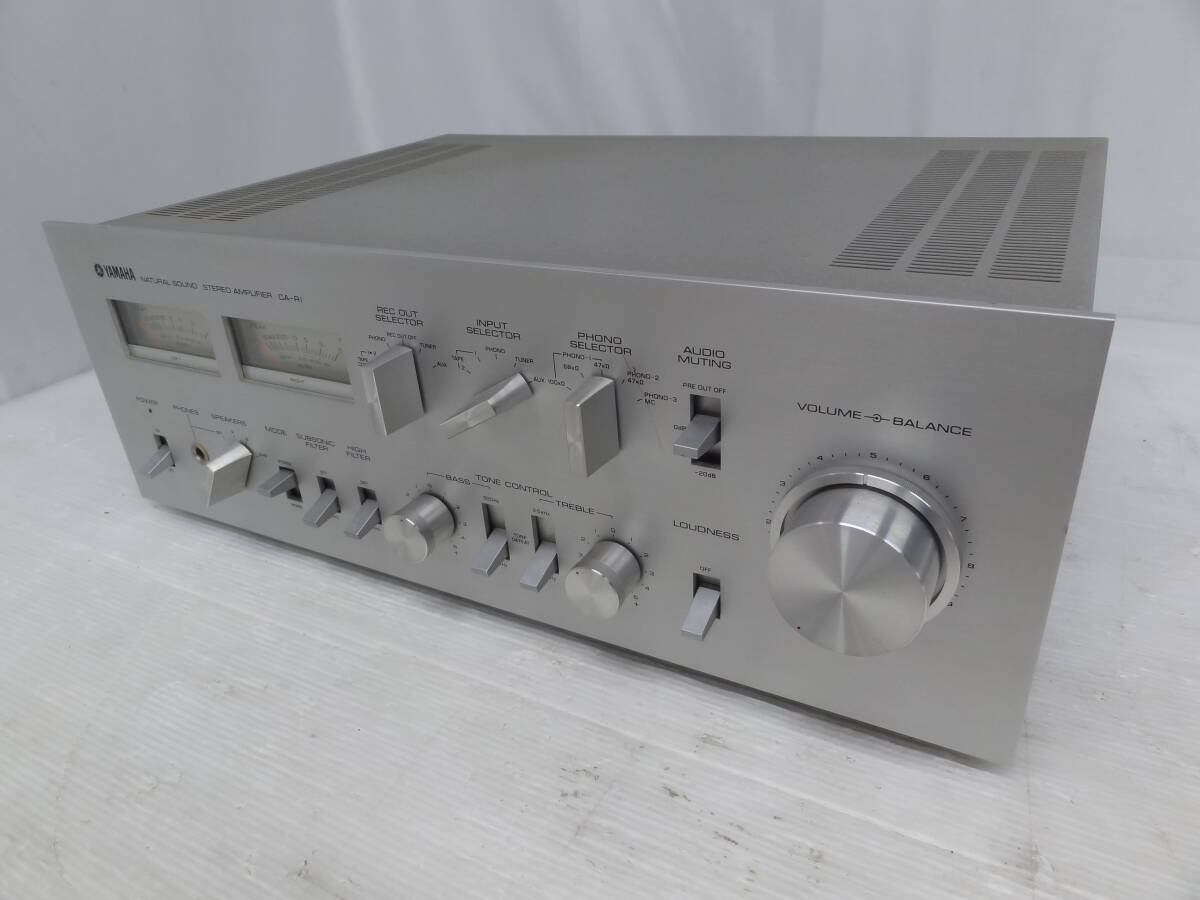 〈YAMAHA〉　ヤマハ　ステレオアンプ　CA-R1