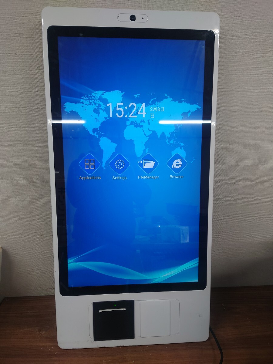 【安っ】Capacitive Touch PC タッチパネル　2021年製 GD32C-B94 32インチ画面 決済端末