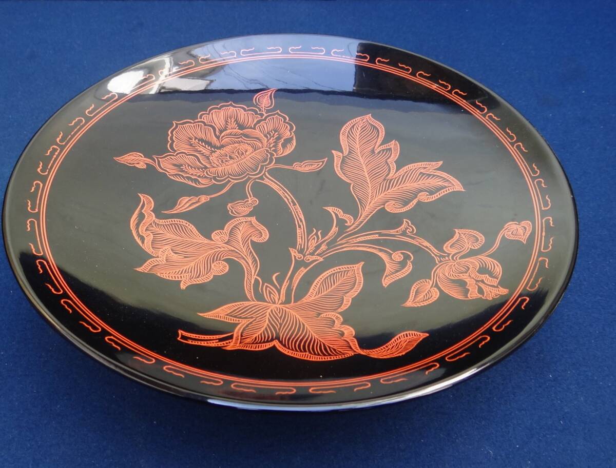 茶道具　最高作品！讃岐漆芸 蒟醤・菓子皿　希少品！