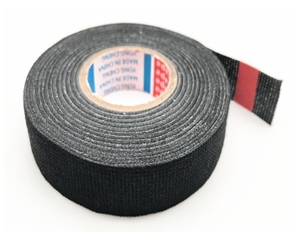 幅15mm長さ15m布テープ耐熱配線用ハーネステープ！耐熱布テープ粘着剤付ケーブル保護15 mm x 15 m！